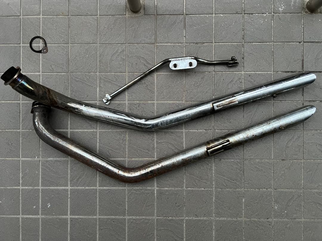 ハーレー　ショベル　ステンレス マフラー （パウコ）