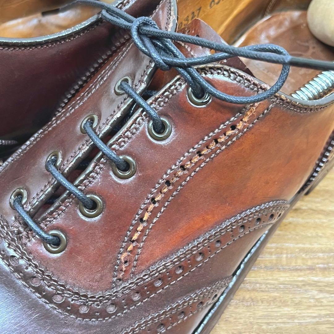 ブルックスブラザーズ　ALDEN シェルコードバン　ウイングチップ　9 1/2
