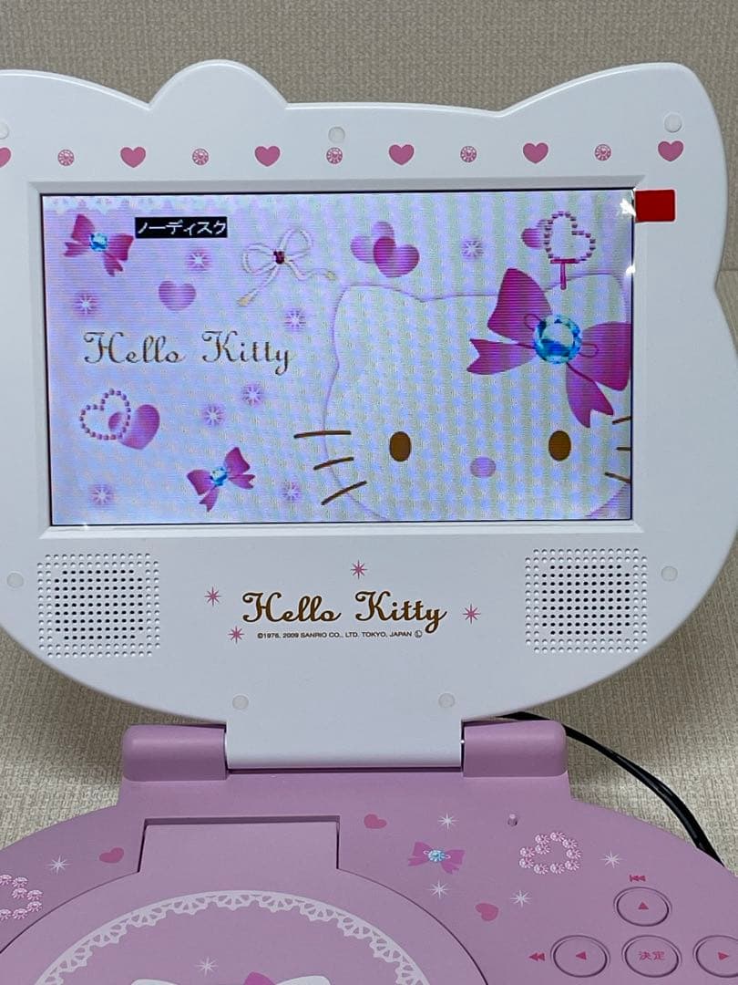 Hello Kitty ポータブルDVDプレーヤー