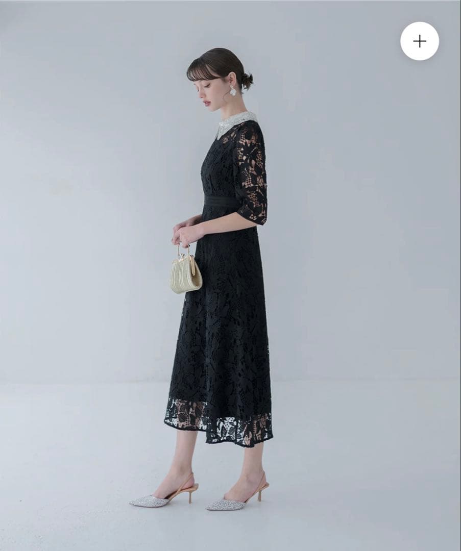 パーティードレス　レース　Sサイズ