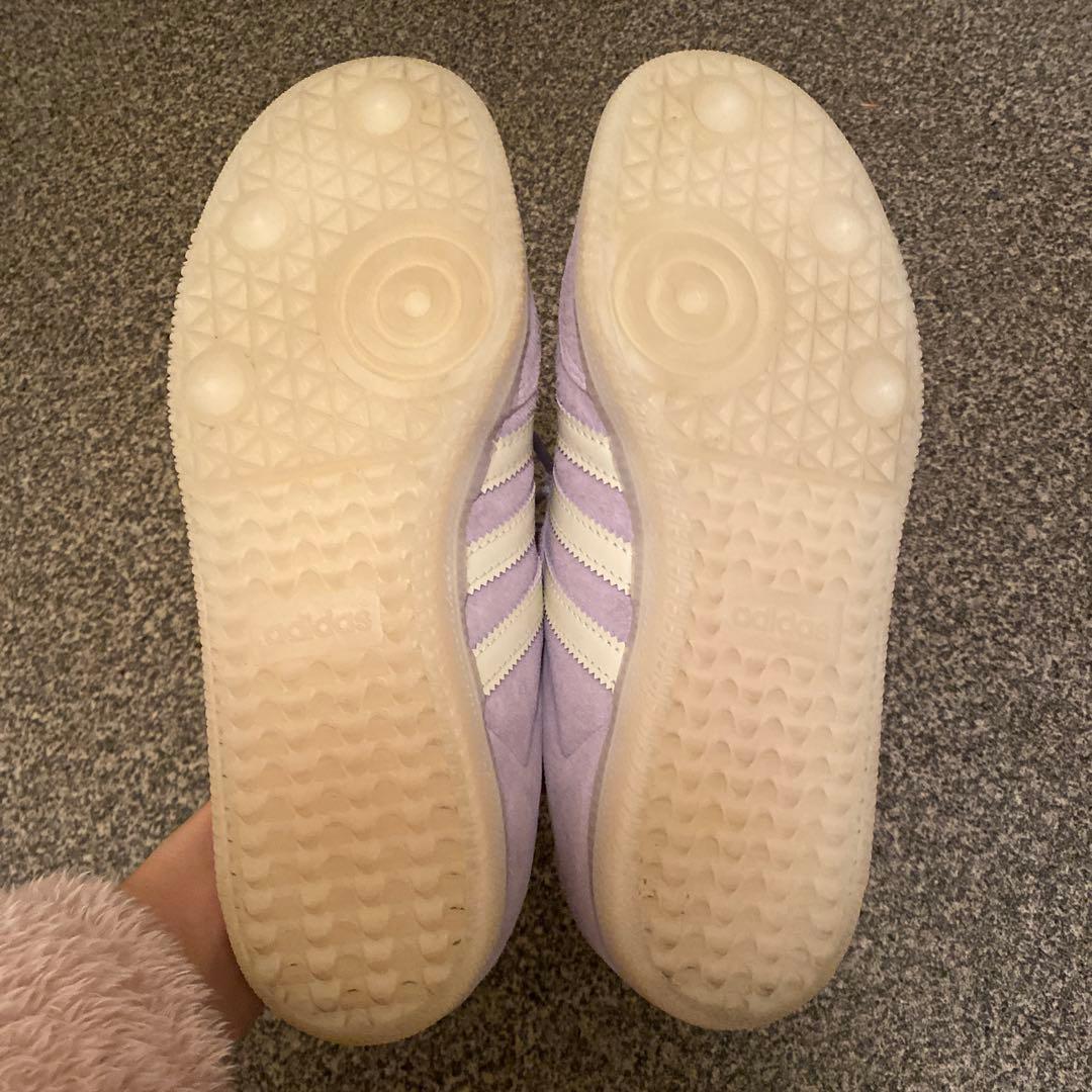 靴 adidas SAMBA OG Silver Dawn purple 23.5