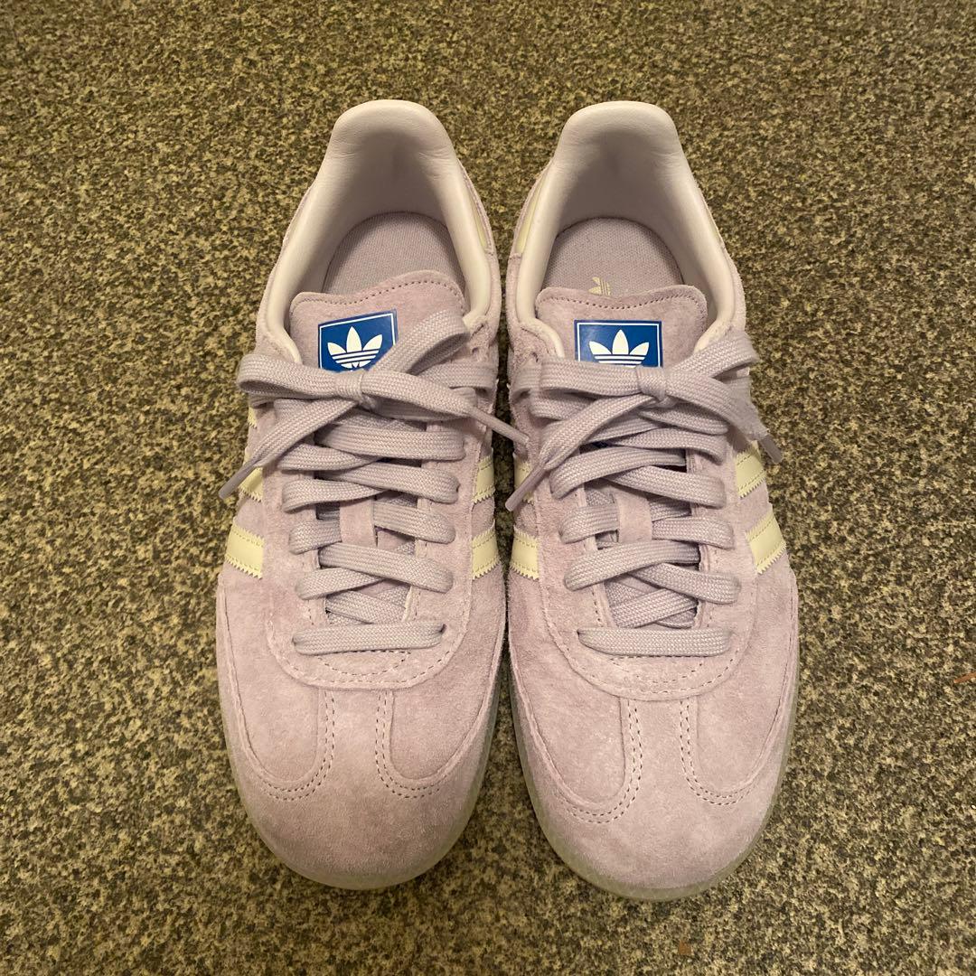 靴 adidas SAMBA OG Silver Dawn purple 23.5