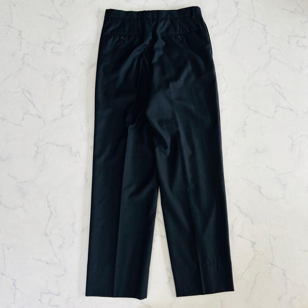 【美品】ポールスミス×カノニコ スーツ セットアップ　チェック ブラック L