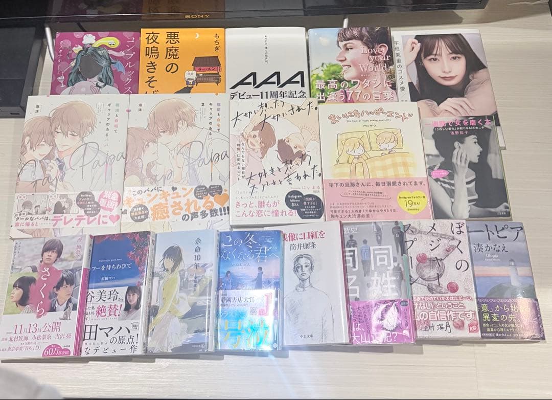 本　小説　エッセイ　自己啓発　バラ売り可