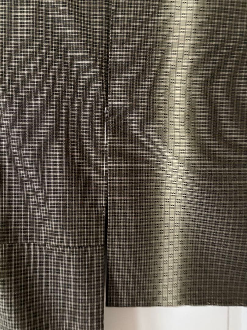 【未使用品】根津儀一　縞華織　花織紬　スモールサイズ