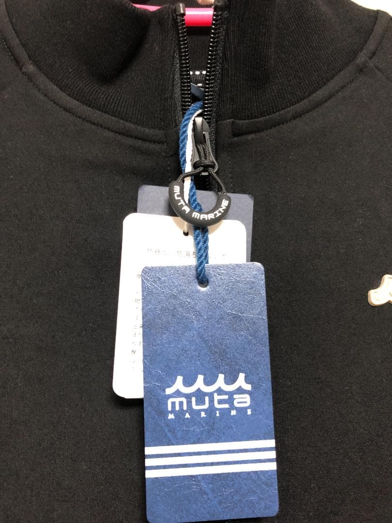 未使用 muta レディース ポンチブルゾン ダブルジップ ブルゾン 黒ブラック