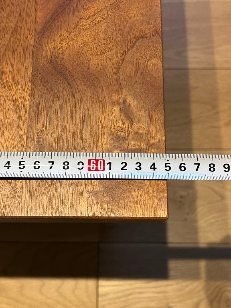 木製モダンテーブル 120cm x 65cm