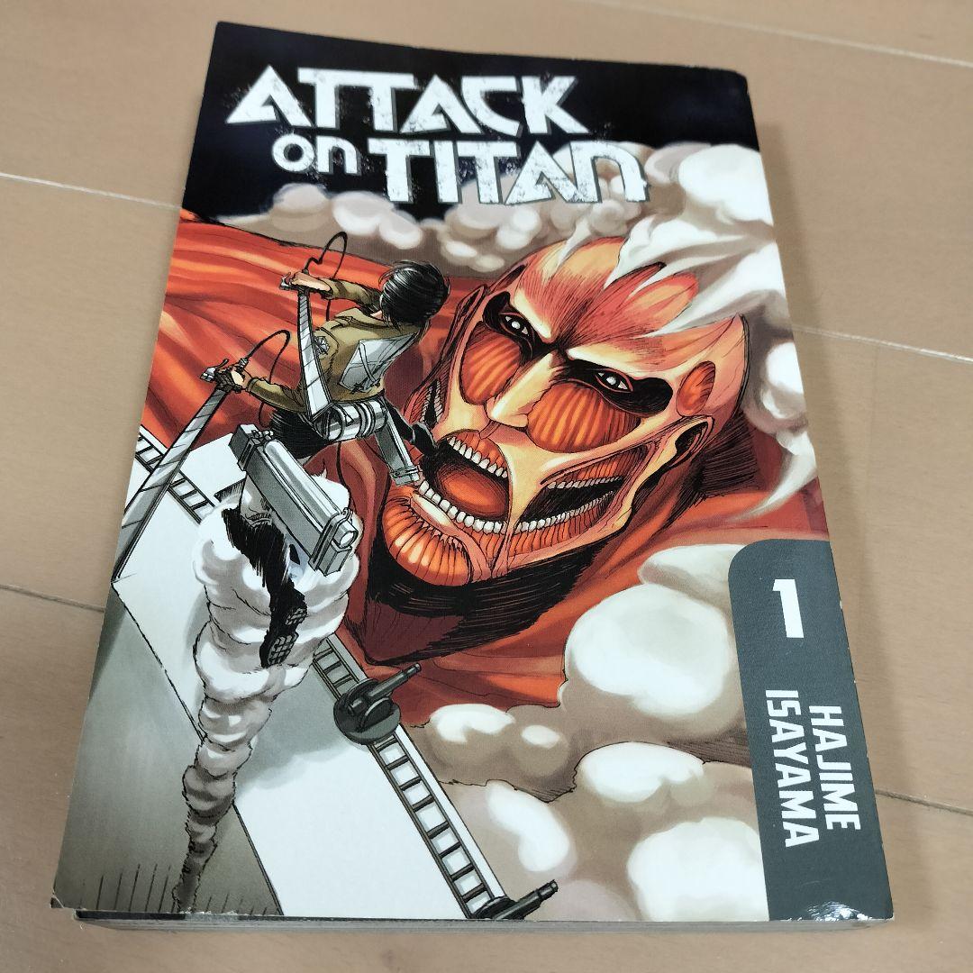 英語版　進撃の巨人　Attack on Titan　1-34　全巻