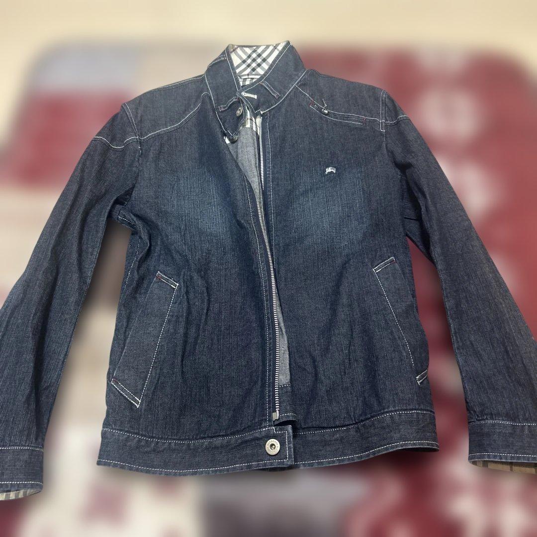 ちい BURBERRY BLACK LABEL ダークデニムジャケット M