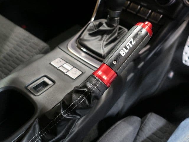 未使用　BLITZ　ブリッツ　ハンドブレーキレバー 86 BRZ アルミ&レザー