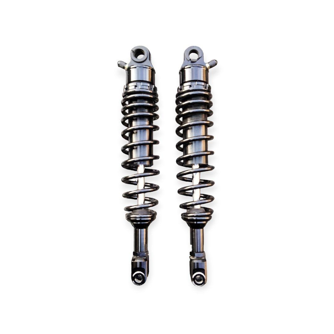 汎用リアサスペンション355mm ブラック黒CB750F、旧車