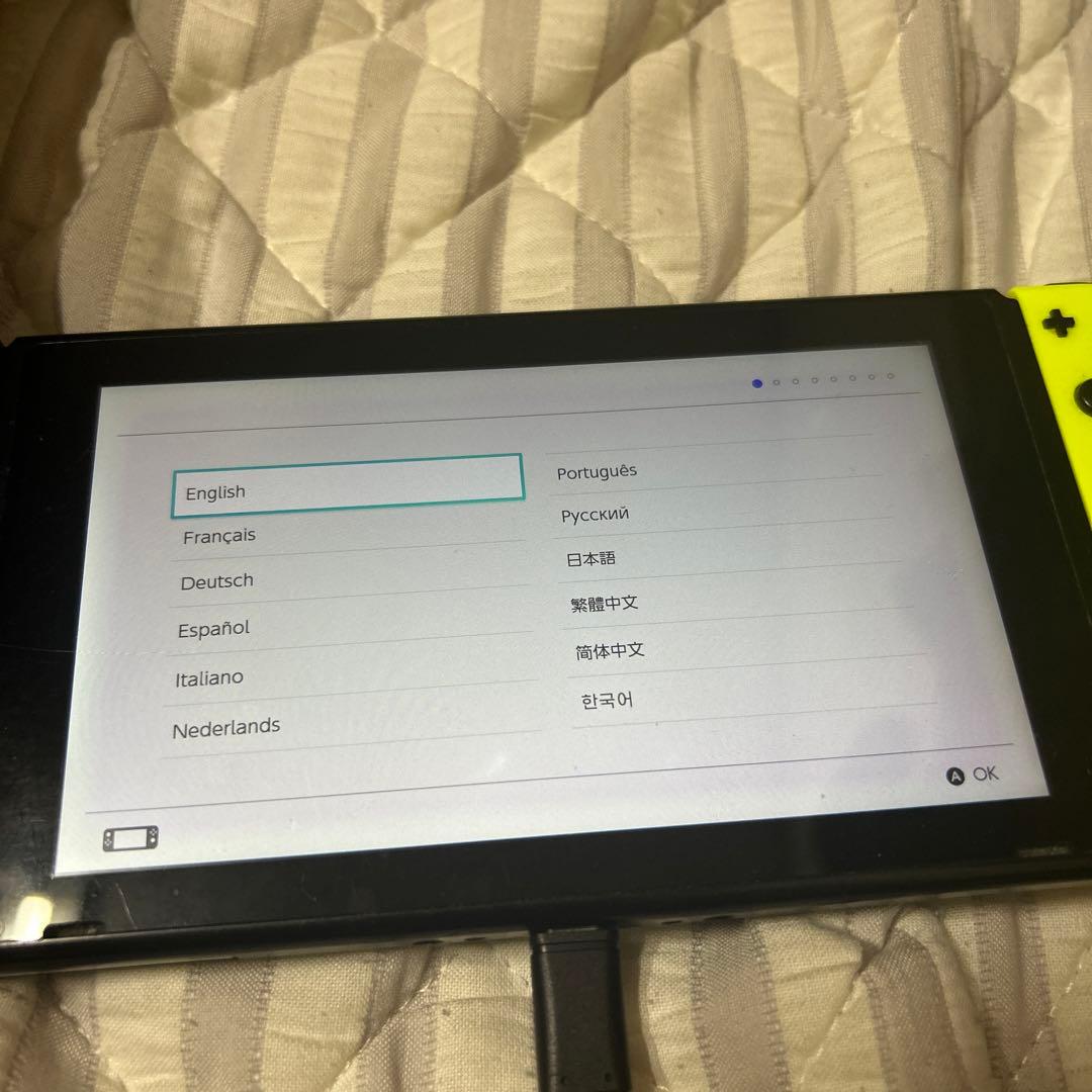 Nintendo Switch イエロー ブルー 本体のみ 訳あり 任天堂