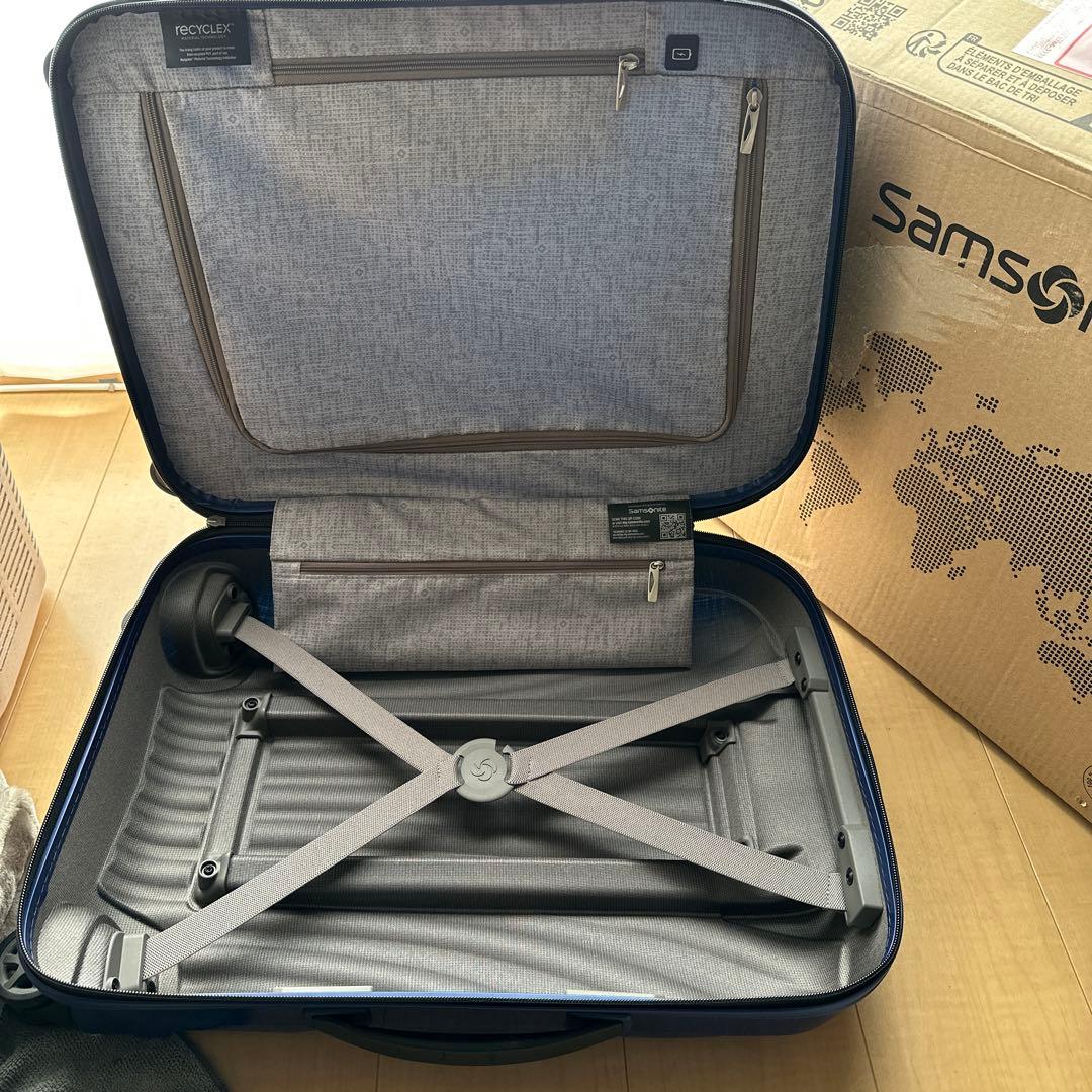 ツノ❗️サムソナイト シーライト スピナー55（機内持ち込みサイズ）Dブルー