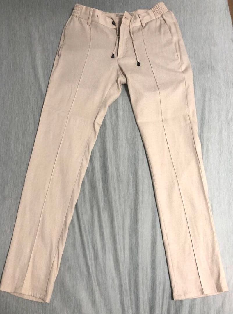 わけよこ】giabsarchivio マサッチョ リネン スラックスパンツ