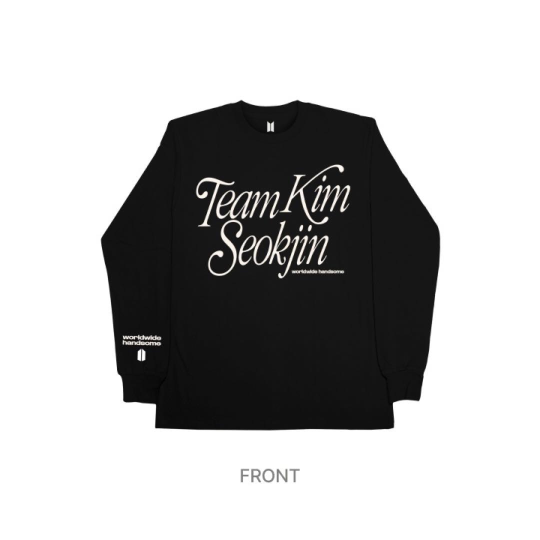 BTS jin ジン ロンT ブラック XL サイズ