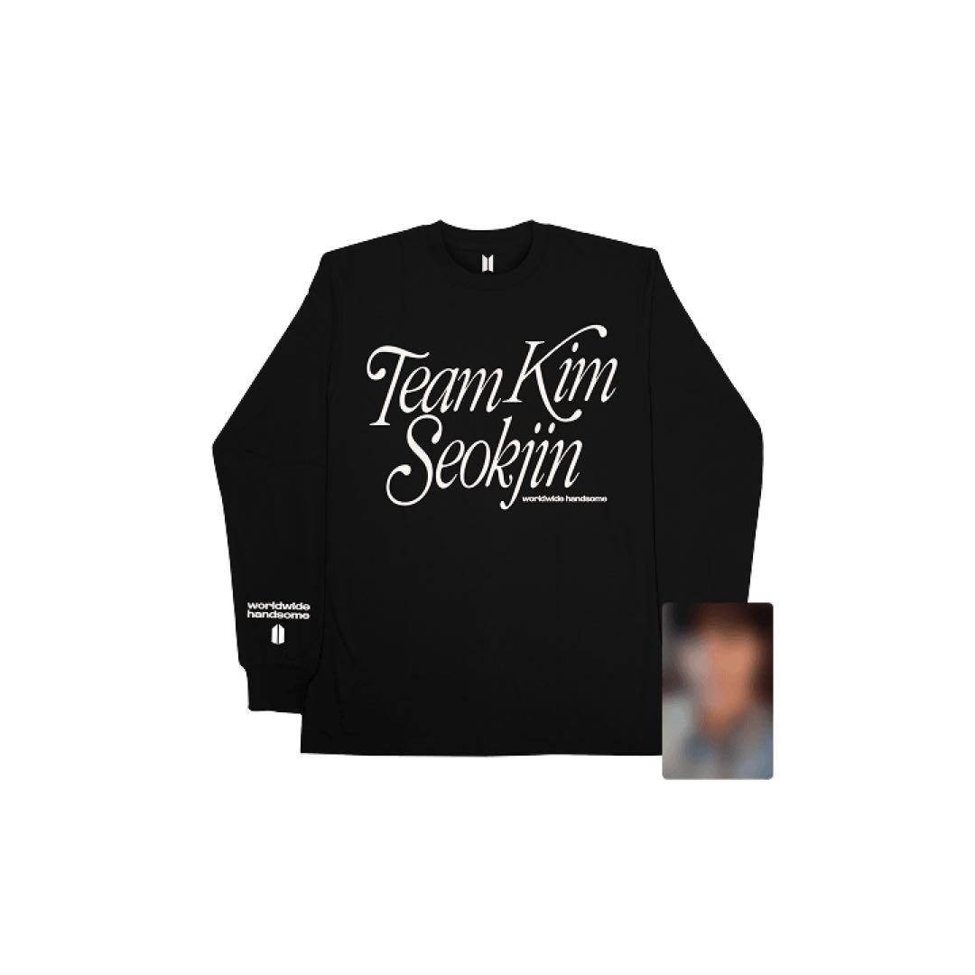 BTS jin ジン ロンT ブラック XL サイズ