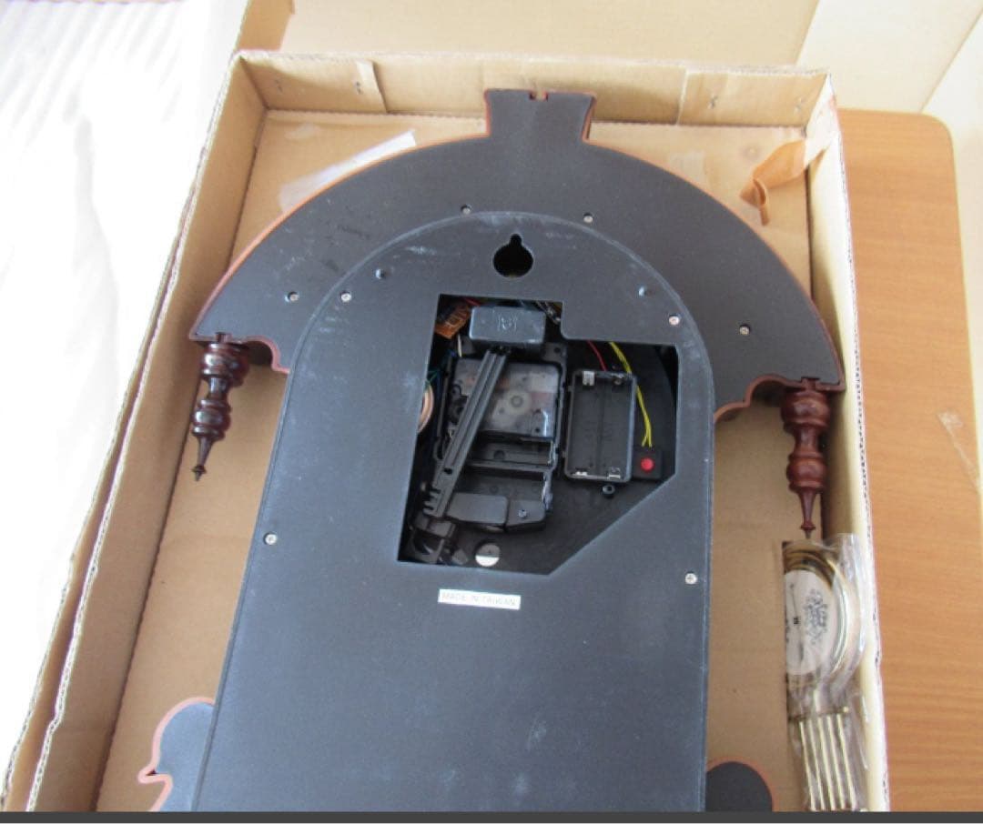 田中実業 雅峰SH-MPT5 5W K-1218涙の雫型 クォーツメロディ柱時計