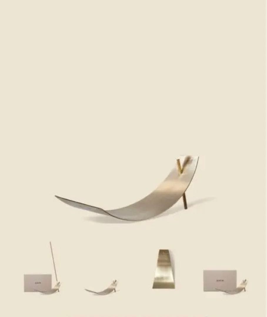 【新品未使用品】BRASS INCENSE STAND