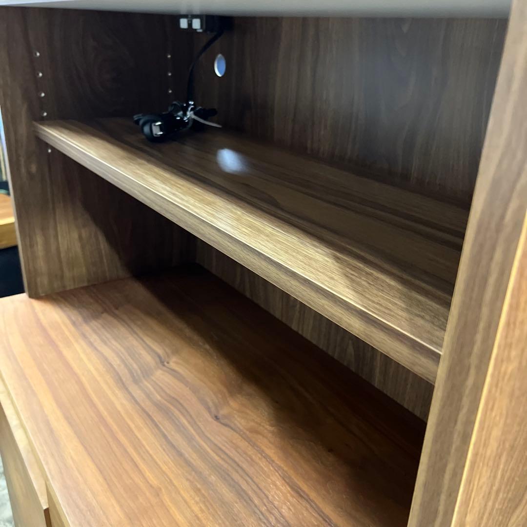 無印良品　カップボード　ウォールナット材