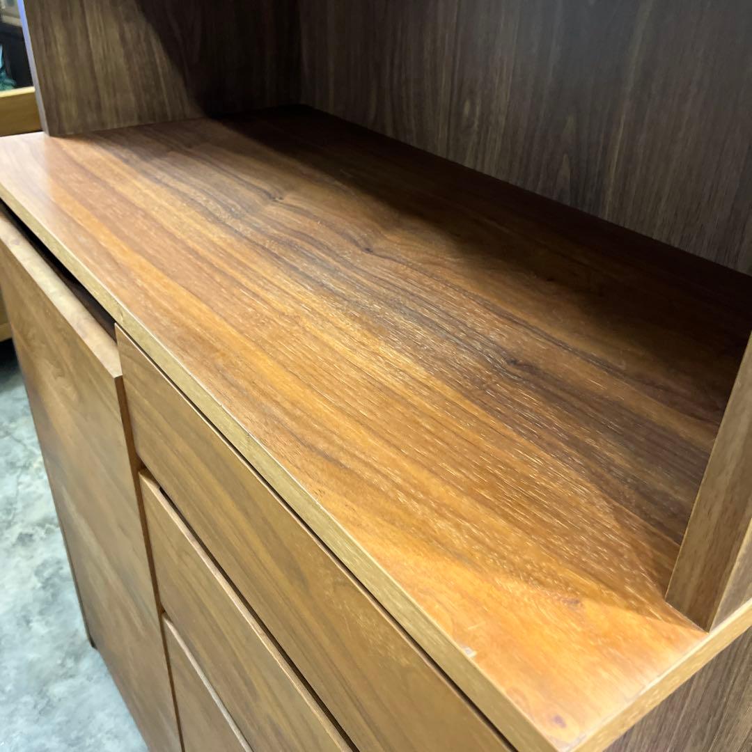 無印良品　カップボード　ウォールナット材