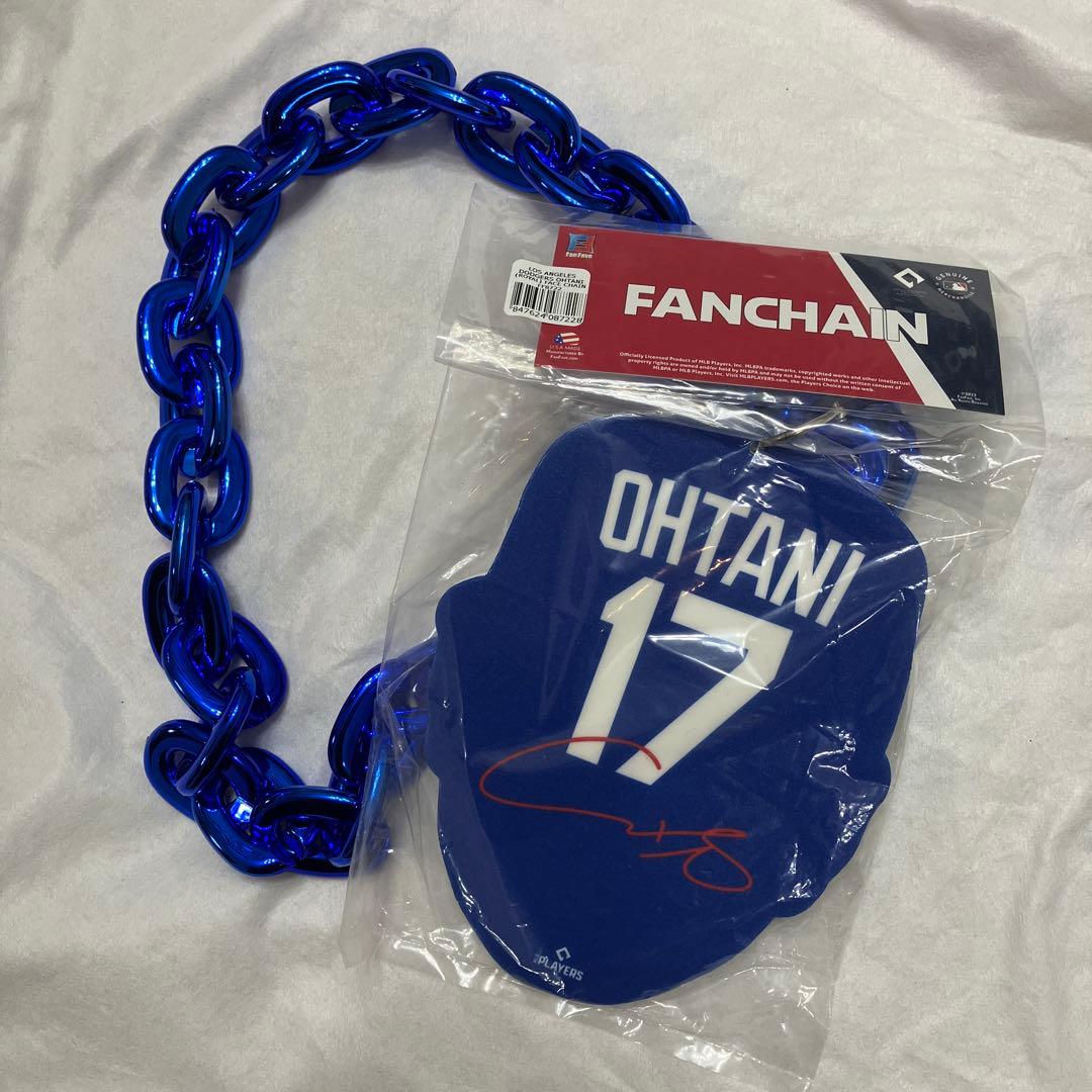 新品、未使用品　ドジャース　　大谷翔平フェイス　ファンチェーン