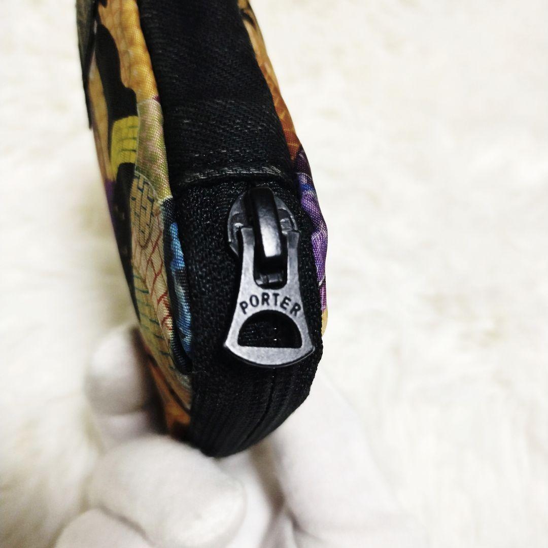希少 PORTER DIESEL コラボ マルチカラー ラウンドジップ レア