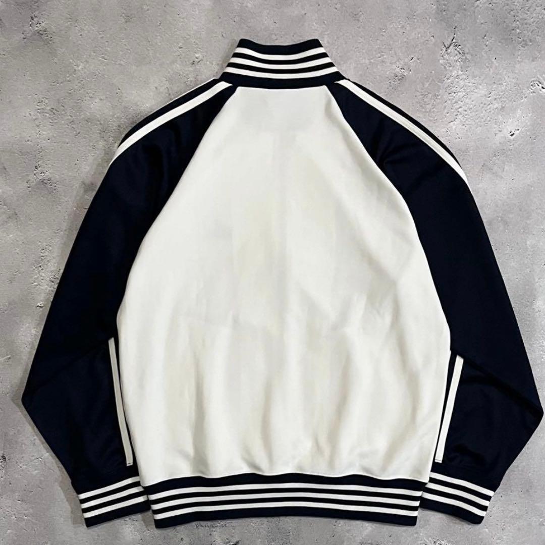 【希少】adidas 00s バイカラー トラックジャケット リブラインY2K