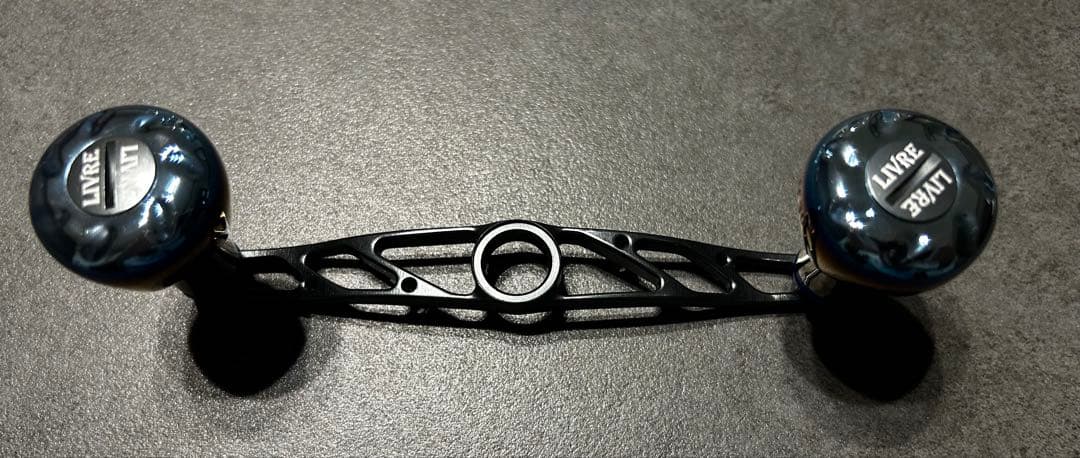 LIVRE CRANK 120 シマノ右巻き ガンメタ/ブルー