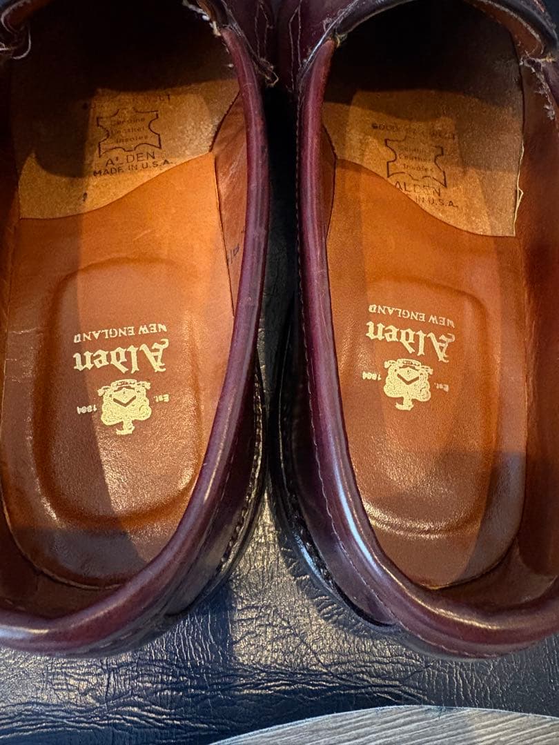 （コードバン）オールデンペニーローファー986バーガンディ27.0cm