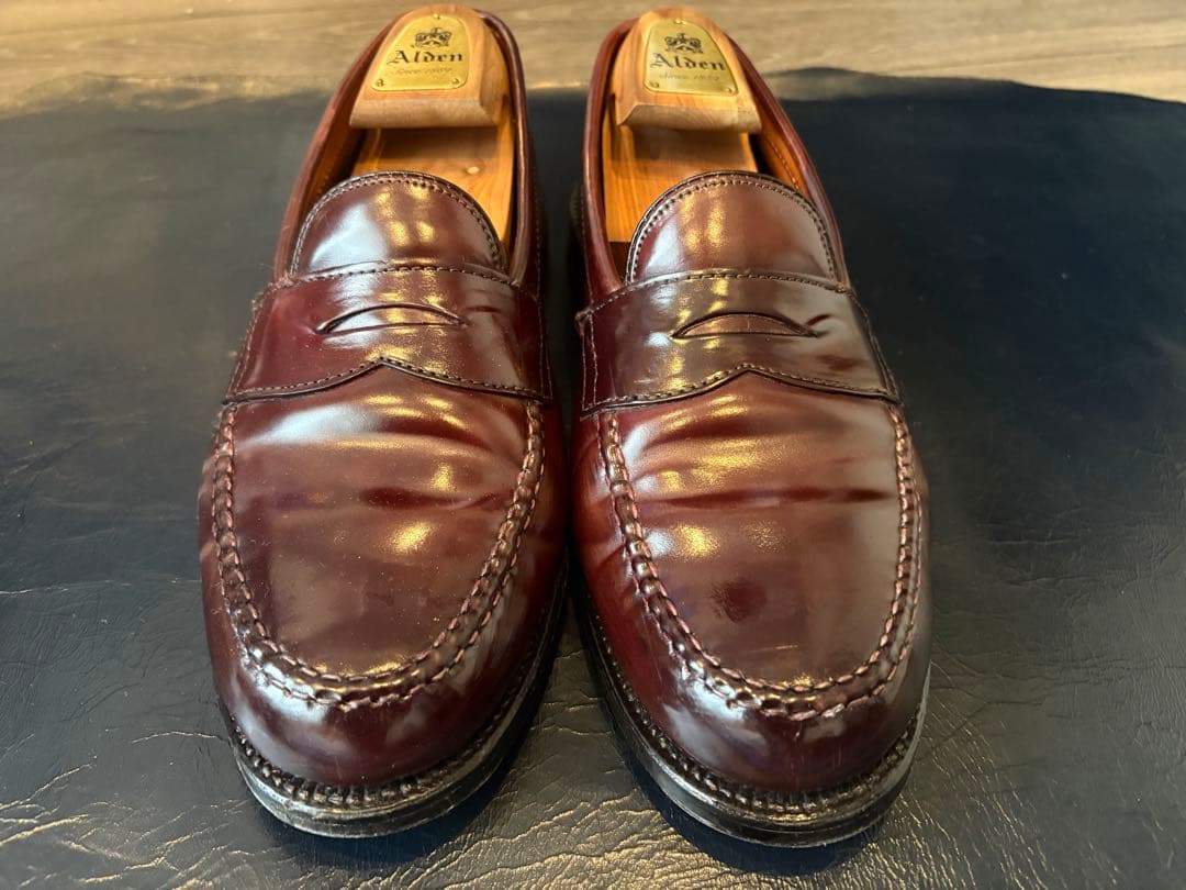 （コードバン）オールデンペニーローファー986バーガンディ27.0cm