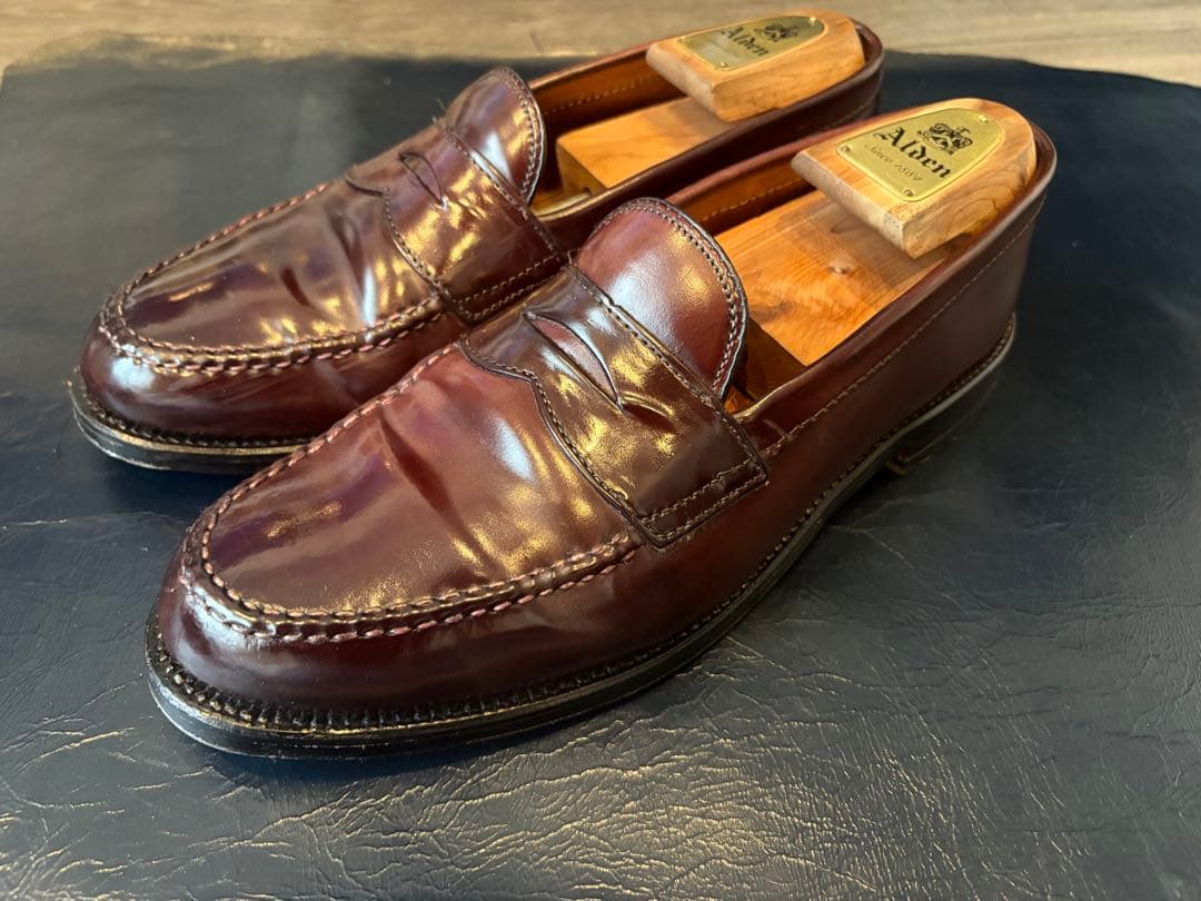 （コードバン）オールデンペニーローファー986バーガンディ27.0cm