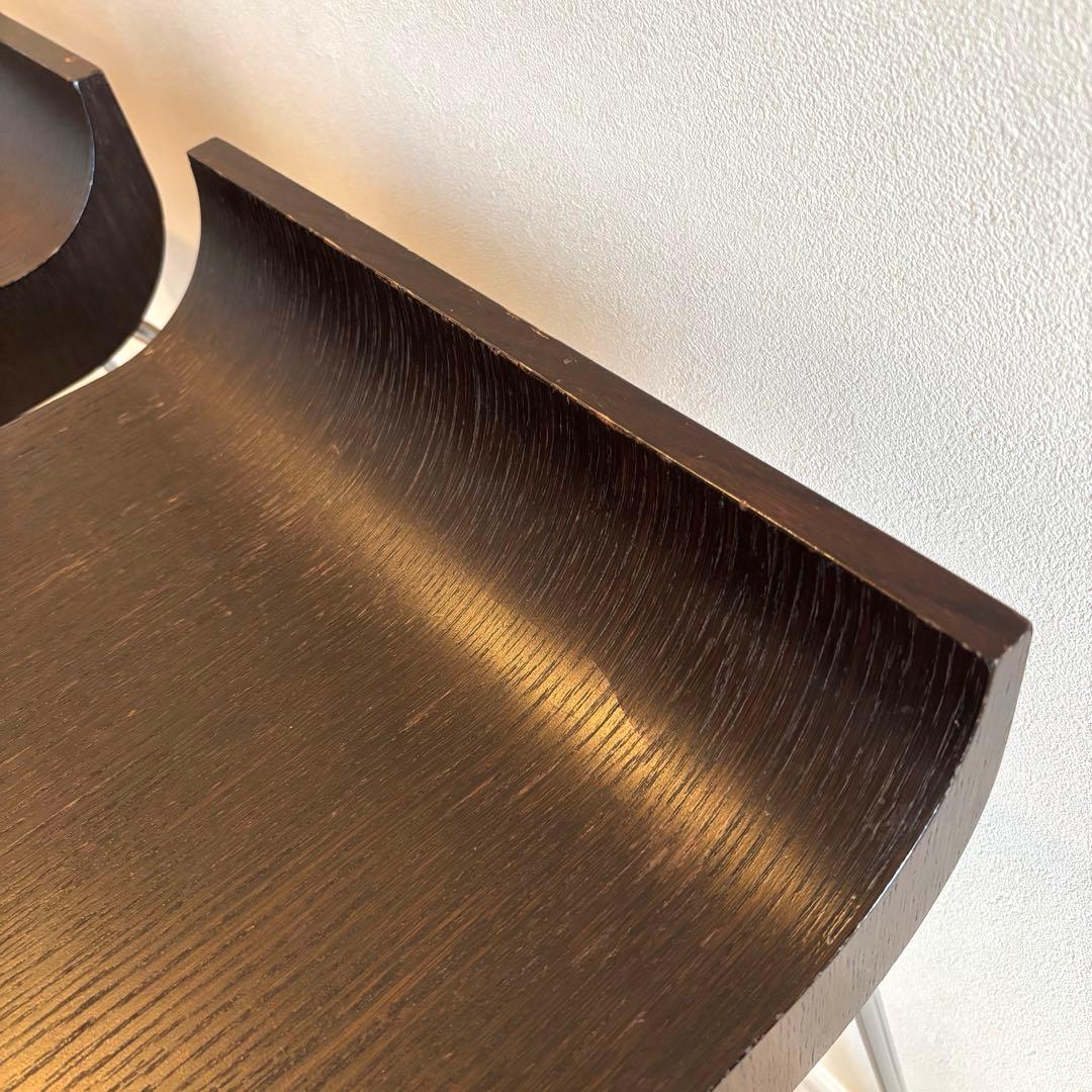 イタリア製 モダンハイチェア バースツール 2脚セット