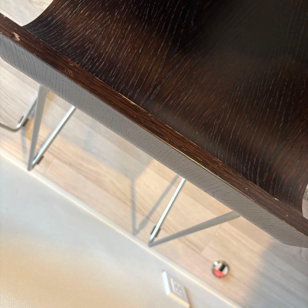 イタリア製 モダンハイチェア バースツール 2脚セット