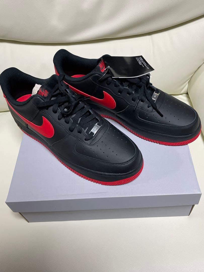 Nike Air Force 1 ブラック/レッド_31.0cm