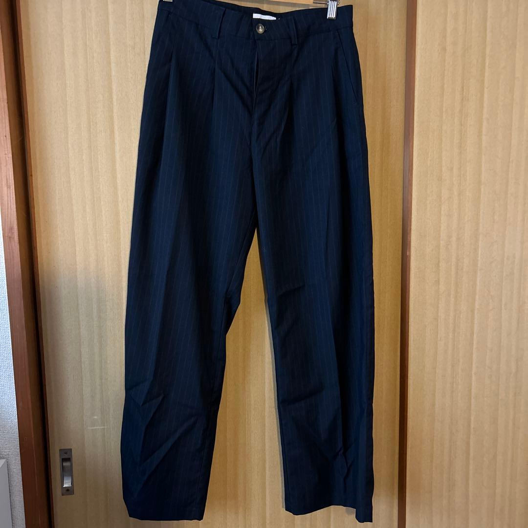 BONBON ストライプストレートスラックス B5071