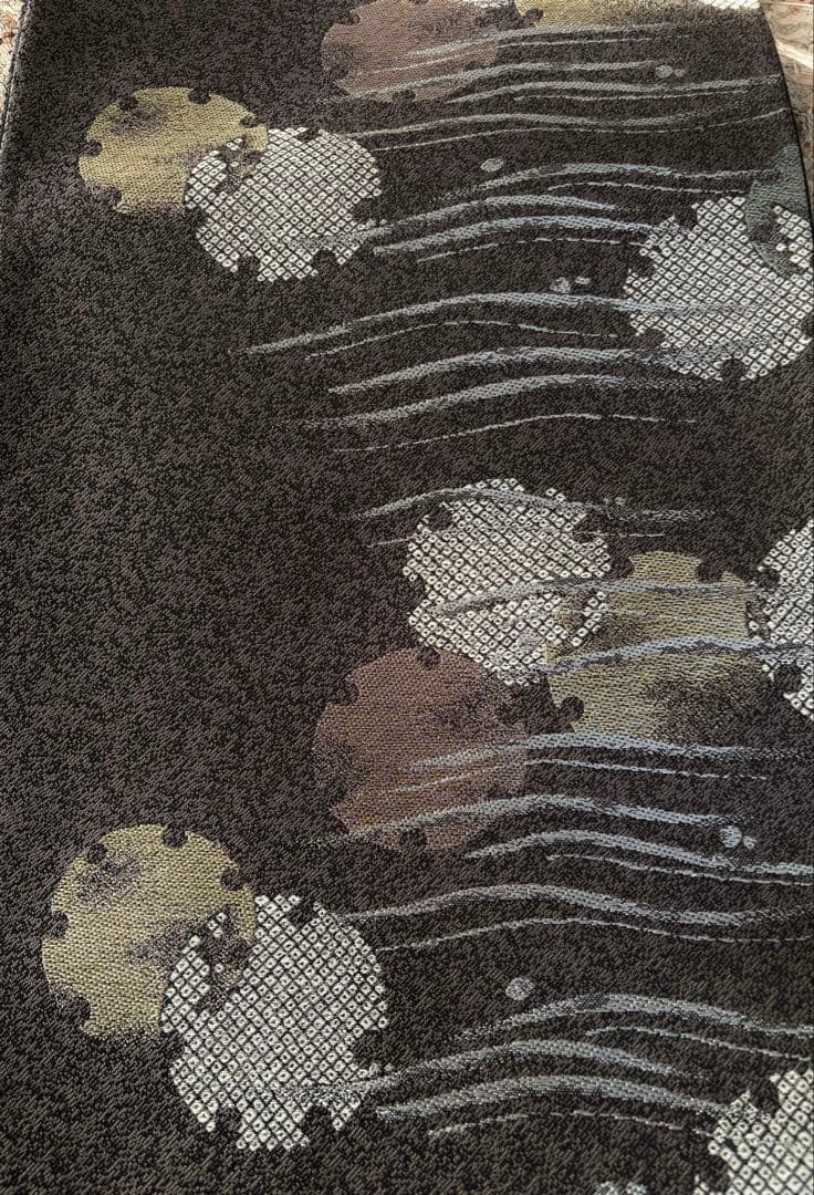 【K様おまとめ】雪輪紋様　袋帯