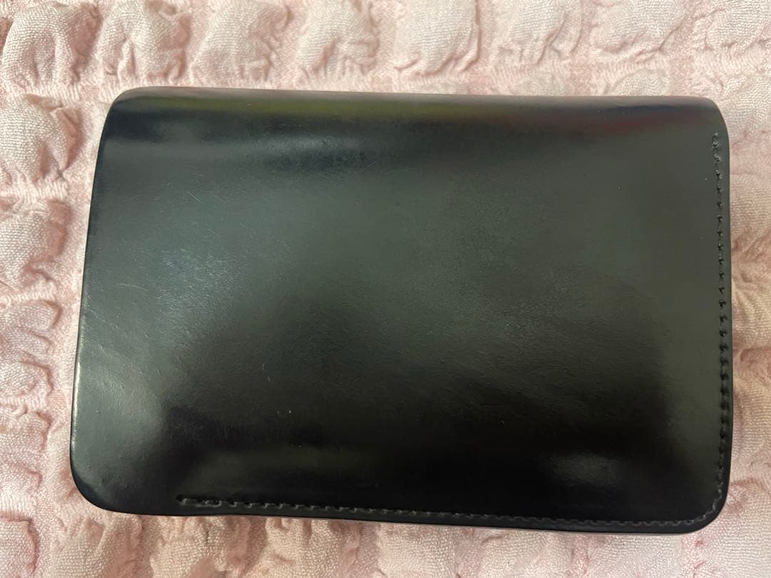 フォルメ forme Short wallet Cordovan Black