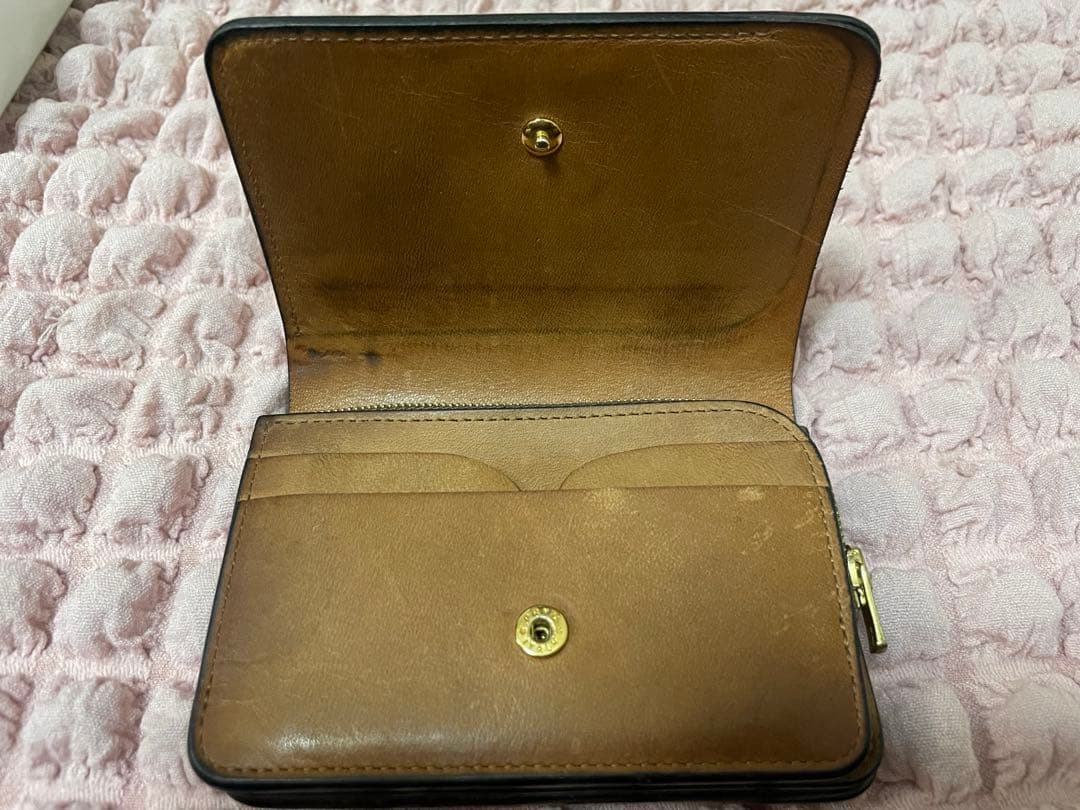 フォルメ forme Short wallet Cordovan Black