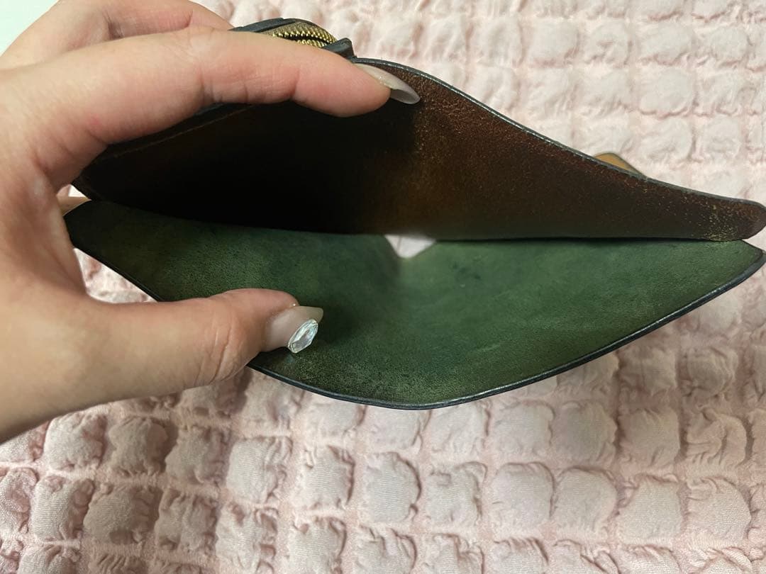 フォルメ forme Short wallet Cordovan Black