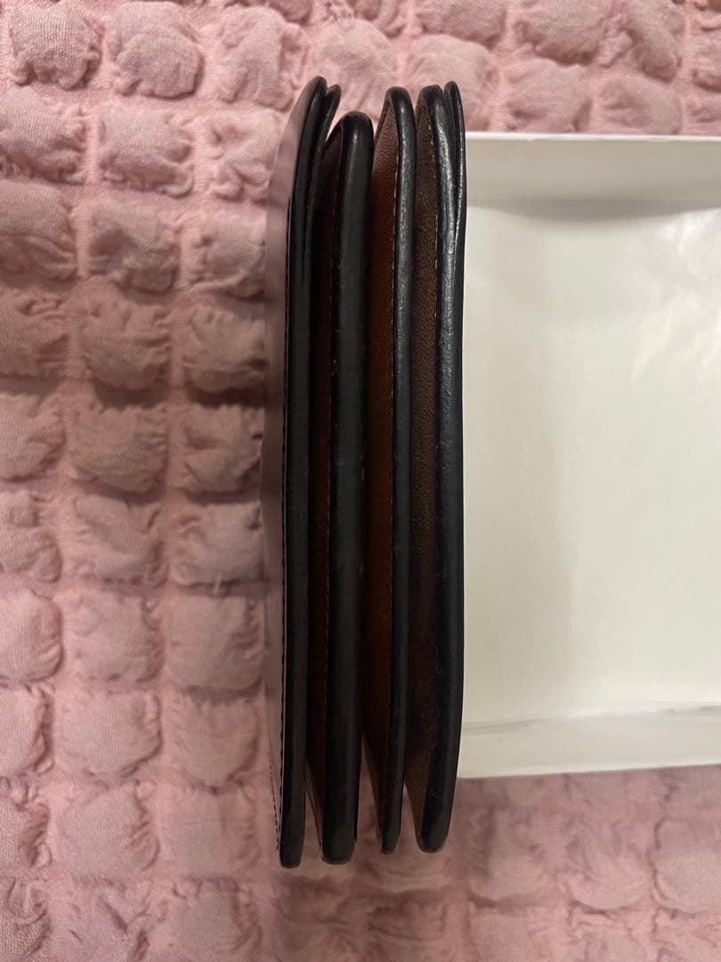 フォルメ forme Short wallet Cordovan Black