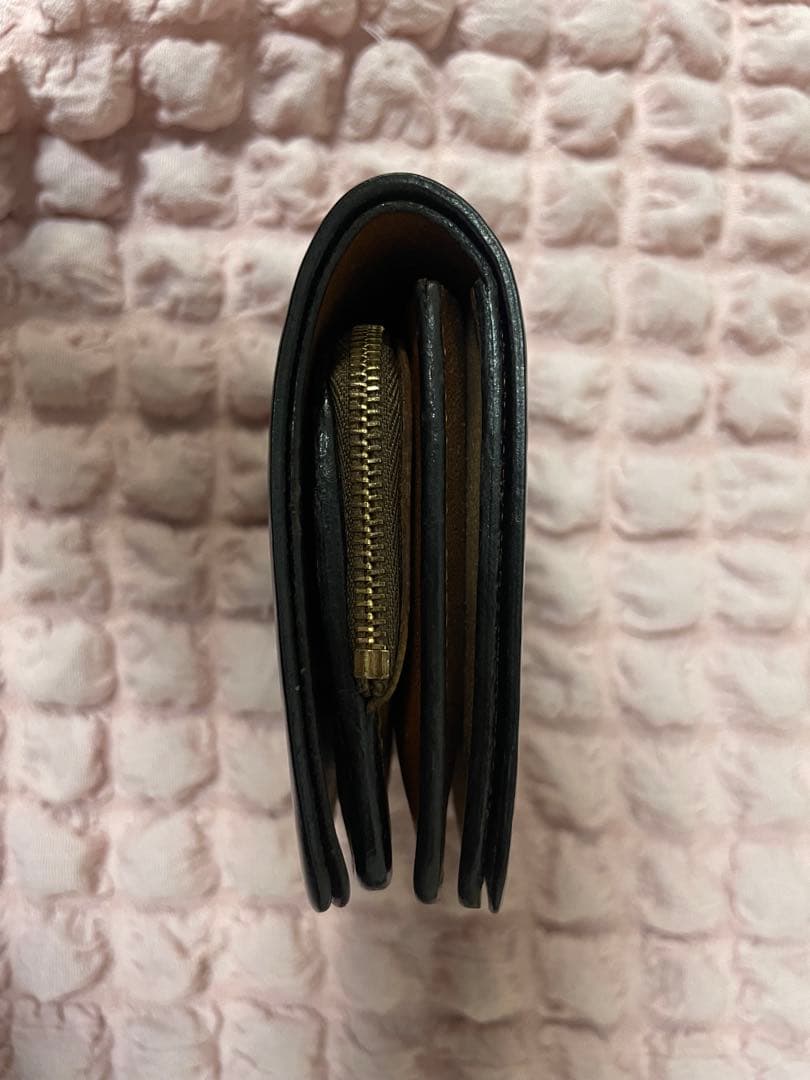 フォルメ forme Short wallet Cordovan Black