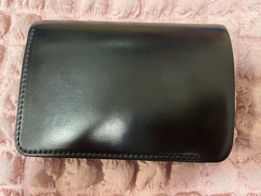 フォルメ forme Short wallet Cordovan Black