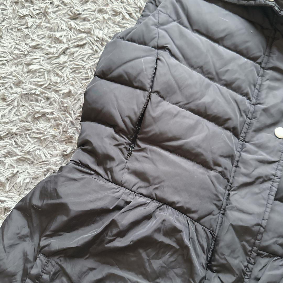 Max&Co ダウンベスト　ロングベスト　ブラック　38 羽織り　防寒　ジップ