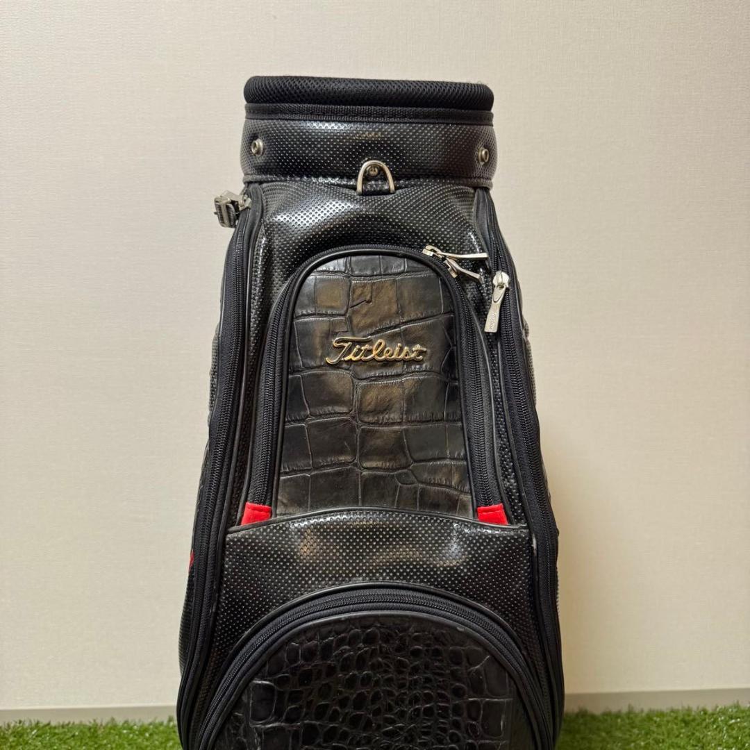 Titleist タイトリスト 限定品 キャディバッグ ゴルフバッグ 革製