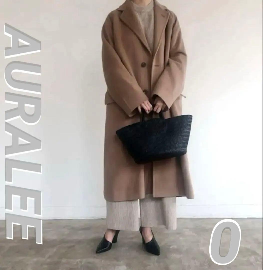 AURALEE CASHMERE WOOL COAT カシミヤ　チェスターコート