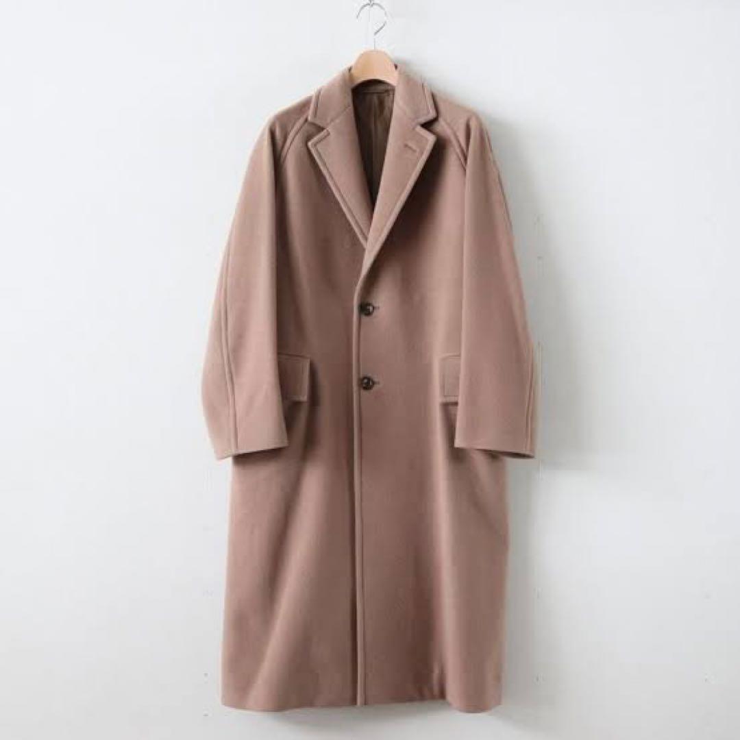 AURALEE CASHMERE WOOL COAT カシミヤ　チェスターコート