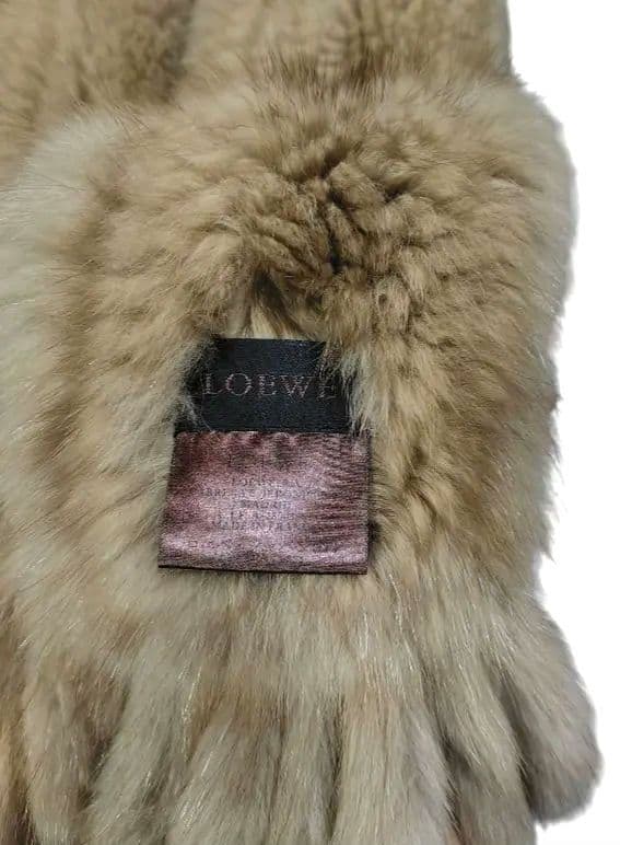 LOEWE 高級セーブル ファー ストール マフラー ロエベ　お箱　タグ　成人式
