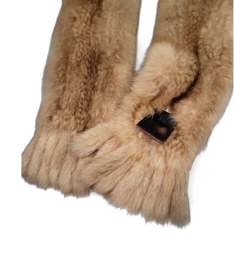 LOEWE 高級セーブル ファー ストール マフラー ロエベ　お箱　タグ　成人式