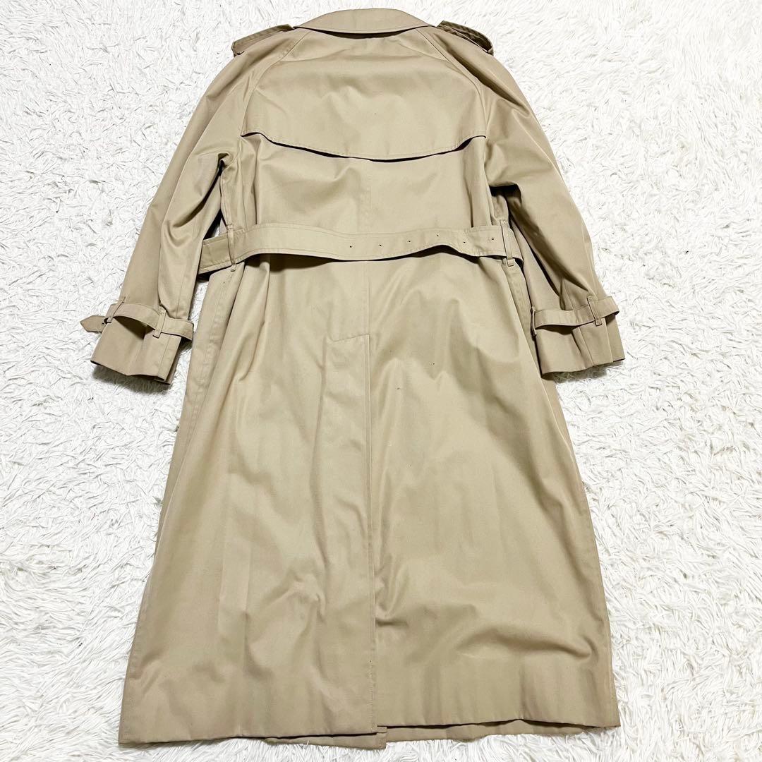 ✨人気✨Burberrys ノバチェック ステンカラーコート ベルト付　M相当