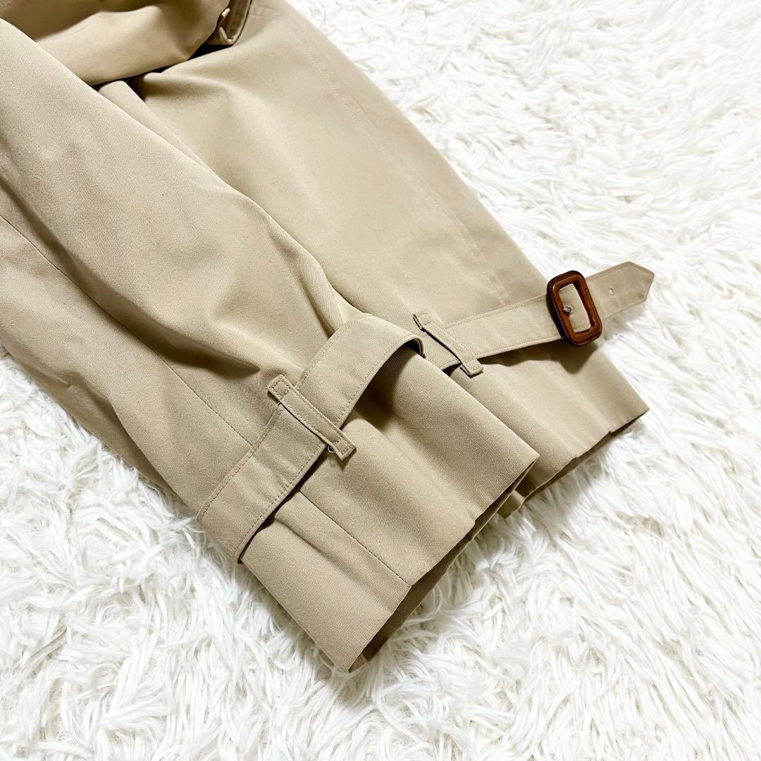 ✨人気✨Burberrys ノバチェック ステンカラーコート ベルト付　M相当